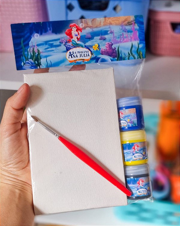 Kit Pintura Aquarela Personalizada