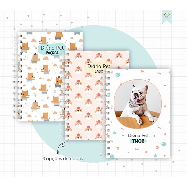 Caderneta Pet Personalizada