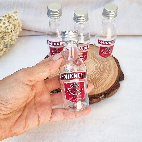 Miniatura Vodka Smirnoff Personalizada PET