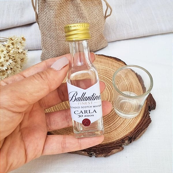 Miniatura Whisky Ballantines Personalizada