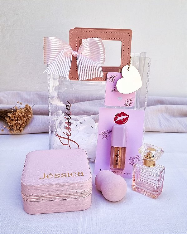 Kit porta jóias personalizado Dia das Mulheres
