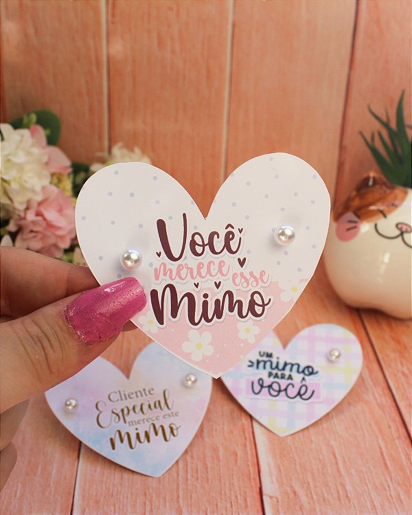 Card Brincos Personalizados