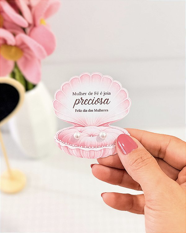 Card Brincos Personalizados Dia das Mulheres