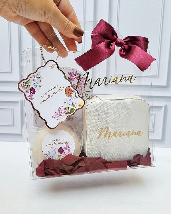 Sacola Bag Transparente Cristal M Personalizada