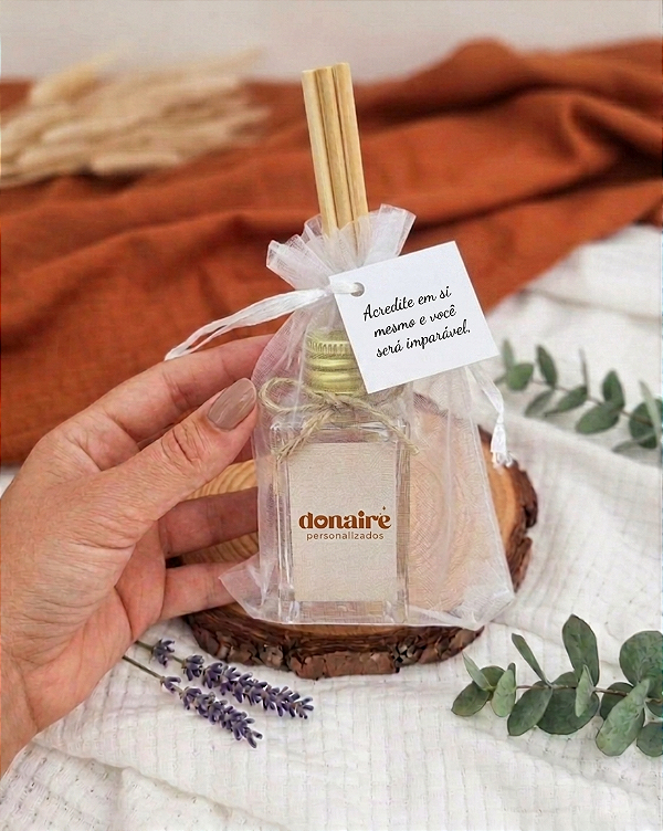 Aromatizador difusor personalizado vidro 30ml