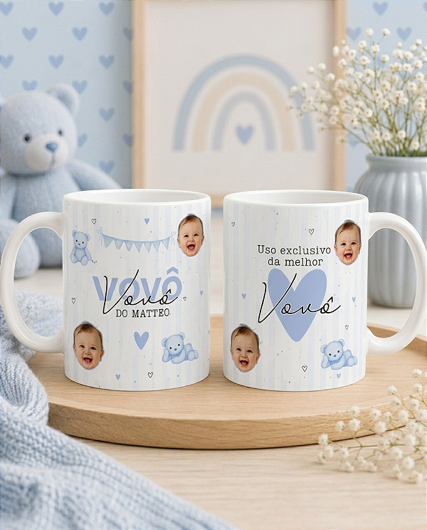 Caneca Personalizada uso exclusivo Vovó / Vovô
