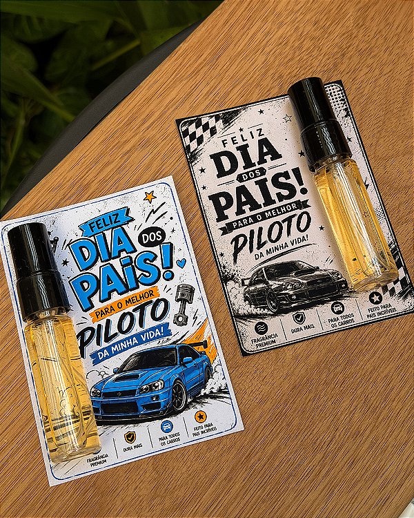 Card com Aromatizador Spray Pai
