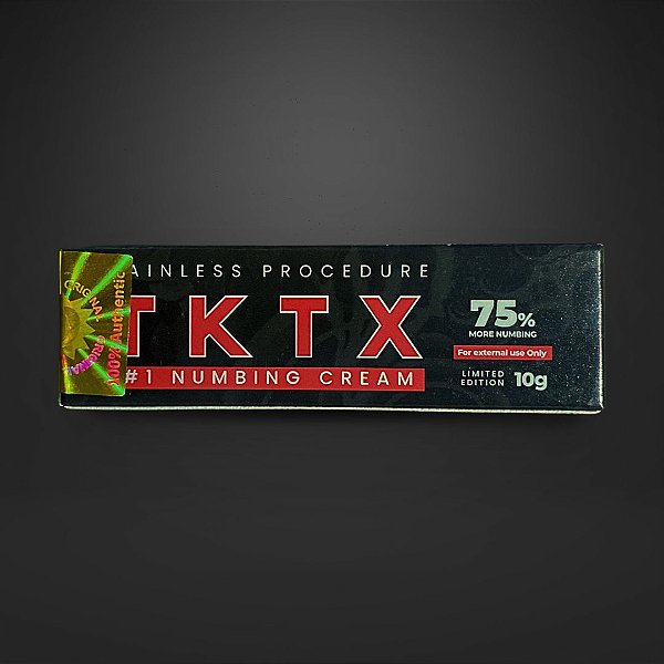 T K T X - POMADA ANESTÉSICA - PRETA 75%