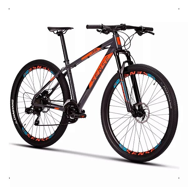 BICICLETA SENSE ONE 21 VEL. GRAFITE/LRJ TAM M