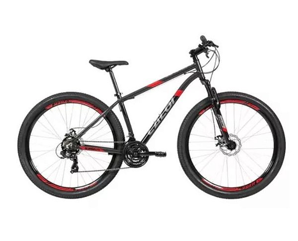 BICICLETA CALOI SUPRA ARO 29 21 VEL CINZA TAM M