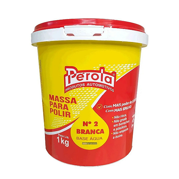 Massa de Polir Perola N 2 Base Agua  - 1Kg