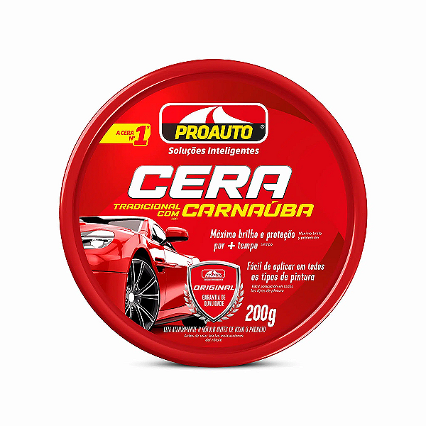 Cera Proauto Tradicional - 200Gr