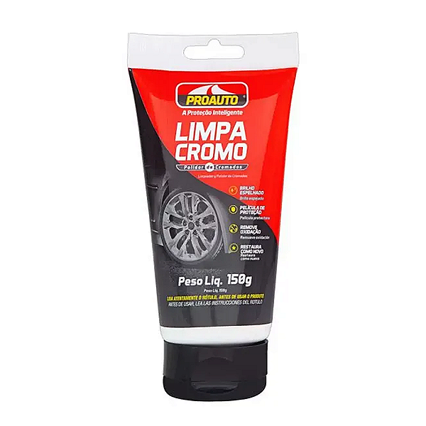 Limpa Cromo Proauto - 150Gr