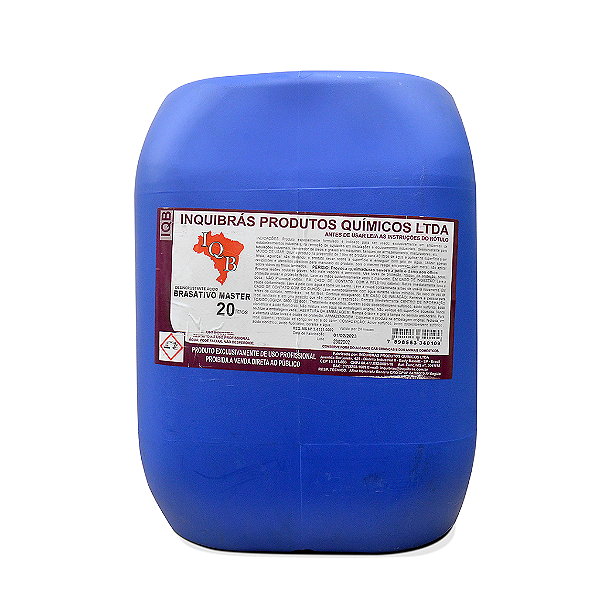 detergente Ativado Inquibras Brasativo Master 1:40 (Lm - Limpa Bau) - 20Lt