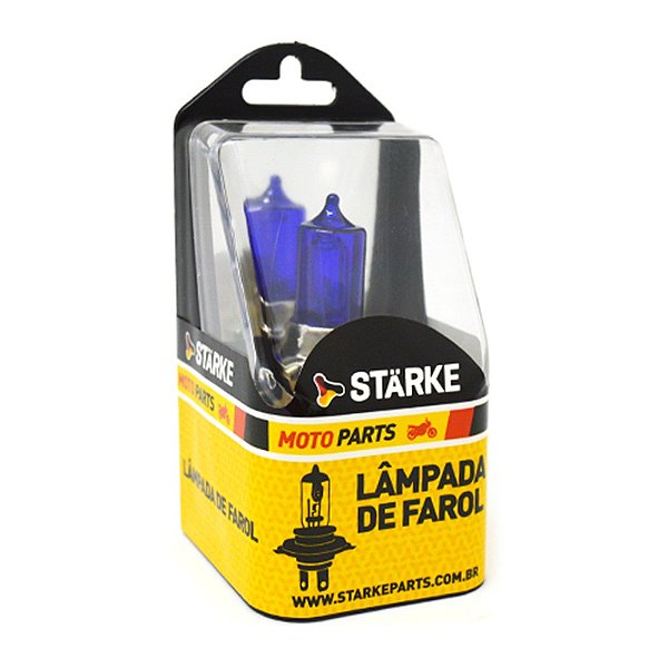 Lâmpada Farol H4 35/35W Azul Efeito Xênon Starke