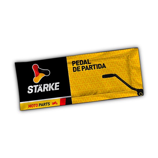 Pedal de Partida Titan 95-99 Cg83 Today Cargo Cromado Starke