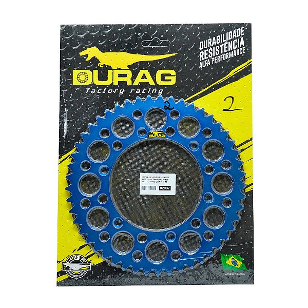 Coroa Yz 125 Yz/Yzf/Wr 250/450 Ttr 230 Xr250 49Z Azul Durag