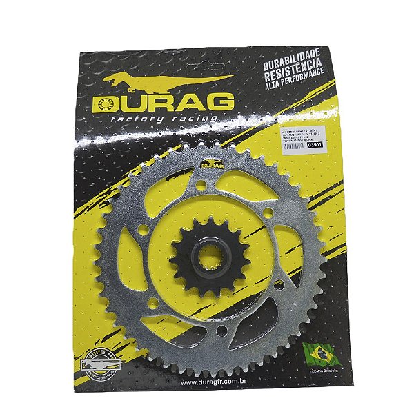 Kit Coroa E Pinhão Xt 660R / Xtz 660 45/15 dentes Durag