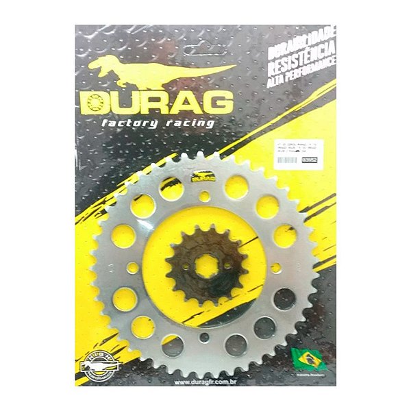 Kit Coroa e Pinhão VIRAGO 250/125 89-08 45/16 dentes Durag