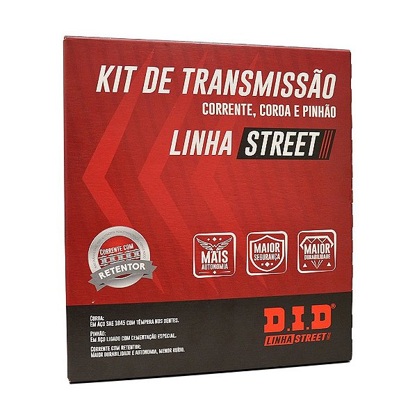 Kit Relação Xtz Lander 250 Did Street