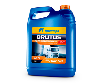 Lubrificante de Motor Ipiranga Brutus Alta Performance 15W40 Ci4 Mb 228.3 - 4Lt