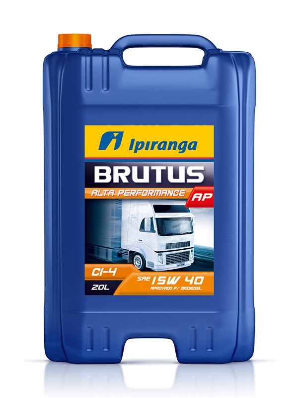 Lubrificante de Motor Ipiranga Brutus Alta Performance 15W40 Ci4-20Lt