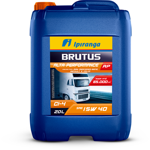 Lubrificante de Motor Ipiranga Brutus Performance 15W40 Ci4 - 20Lt
