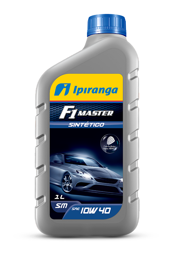 Lubrificante de Motor Ipiranga F1 Master Sintetico 10W40 Sm - 1Lt