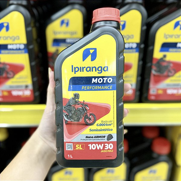 Óleo para Motor 4T Ipiranga Moto Performance 10W30 SL – 1 Litro