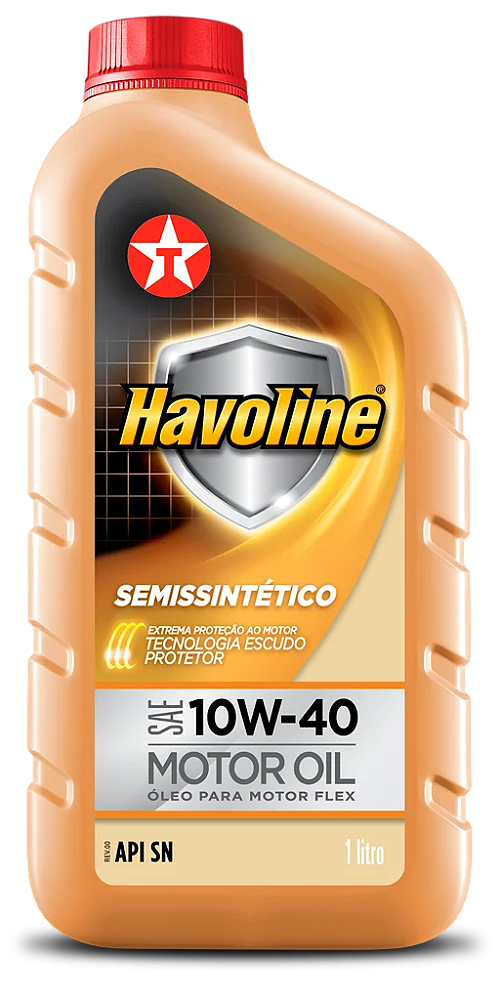 Lubrificante  de Motor Havoline Semissintetico 10W40 Sn - 1Lt