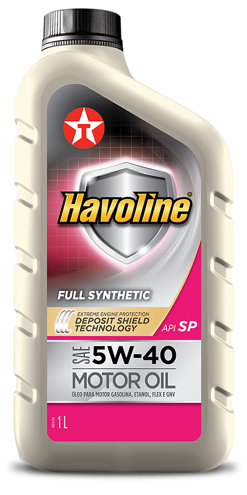 Lubrificante de Motor Texaco Havoline Fullsyn Pro Ds 5W40 Sp Sintetico - 1Lt