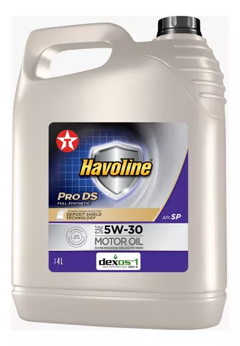 Lubrificante de Motor Texaco Havoline Pro Ds Full Syn 5W30 Sp - 4Lt