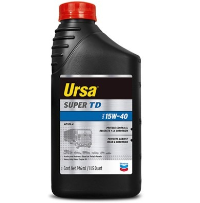 Lubrificante de Motor Texaco Ursa Super Td 15W40 Ch4 - 1Lt