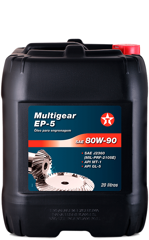 Lubrificante de Transmissao Ou Diferencial Texaco Multigear Ep-5 80W90 Gl5 - 20Lt