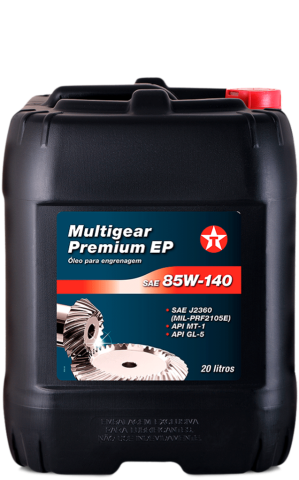 Lubrificante de Transmissao Ou Diferencial Texaco Multigear Premium Ep 85W140 Gl5 - 20Lt