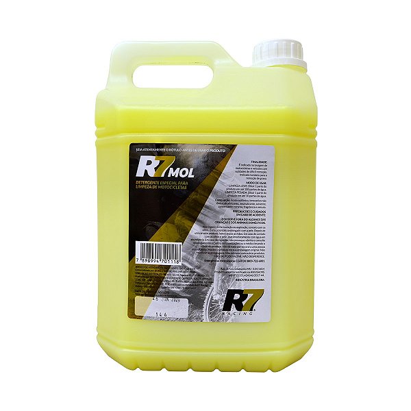 Detergente Limpeza Para Moto R7 Mol - 5Lt