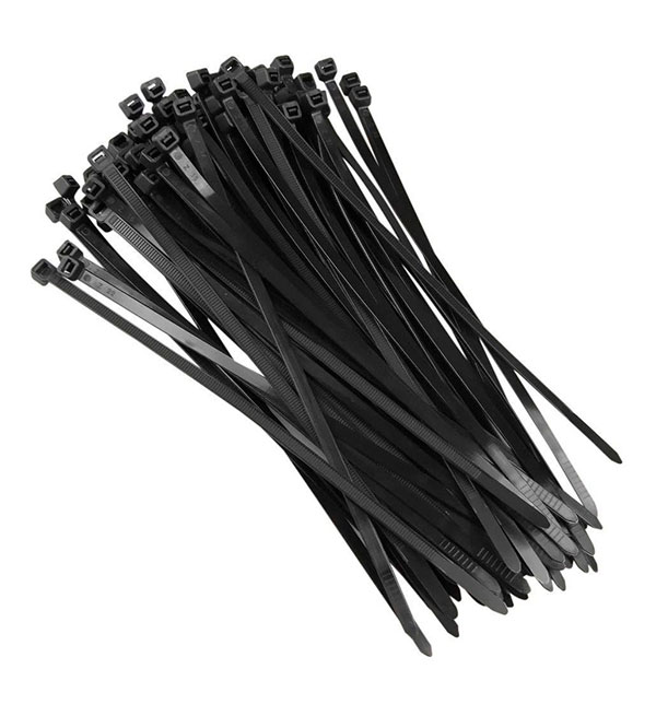 Abracadeira Nylon Fertak 48Mm X 200Mm Preta Emb C/100 (Enforca Gato) - Un