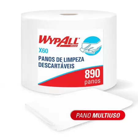 Pano Limpeza Wypall X60 Jumbo Roll 890X28X29 - Un