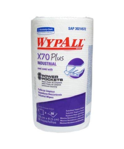 Pano Limpeza Wypall X70 Plus Rolo 88X42X28 - Un