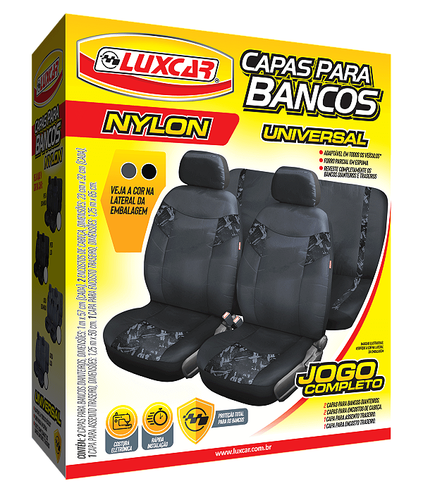 Capa Para Cobrir Banco Luxcar 7250 Nylon - Un