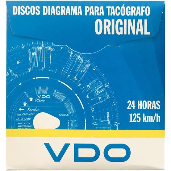 Disco De Tacografo Vdo 1 Dia 125Km - Un