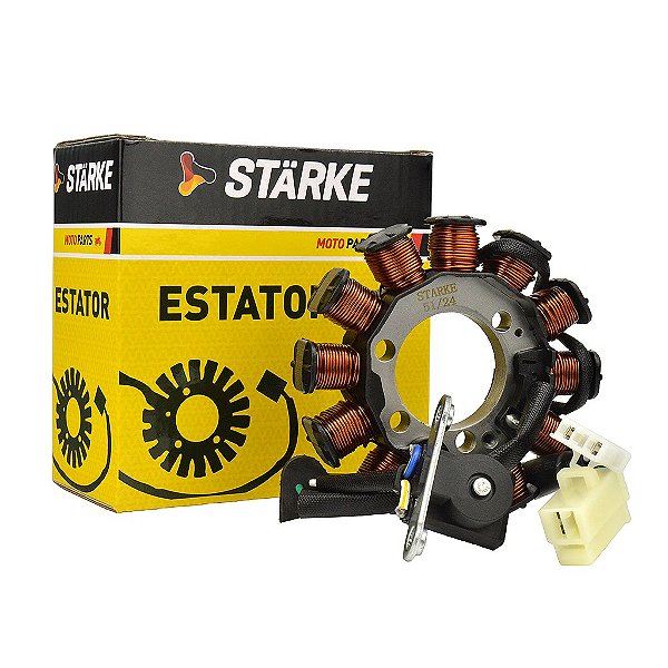 ESTATOR COM BOBINA DE PULSO STARKE EST007 HONDA BIZ 110I FLEX 16-18 - UN