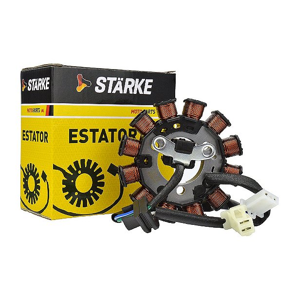 ESTATOR COM BOBINA DE PULSO STARKE EST019 HONDA CG TITAN/FAN/START 160 FLEX 16-23 - UN