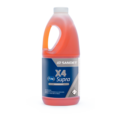 DESENGRAXANTE SANDET X4 SUPRA 2:200 SUPER CONCENTRADO - 2LT