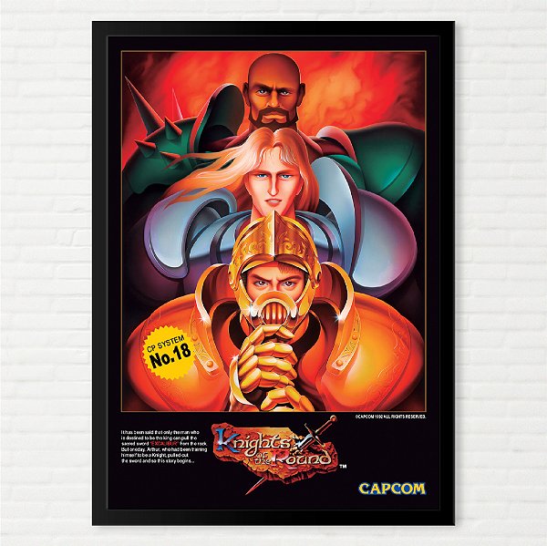 Quadro Knights of the Rounds - Arcade Pôster Americano