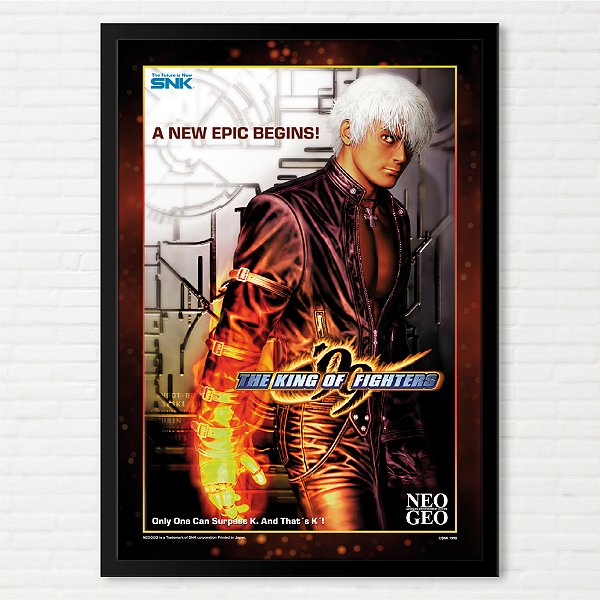 Quadro The King of Fighters 99 - Pôster Arcade SNK