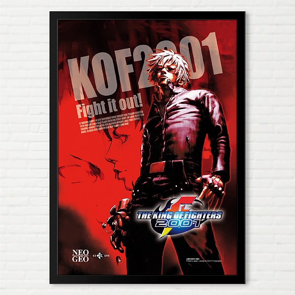 Quadro The King of Fighters 2001 - Pôster Arcade SNK