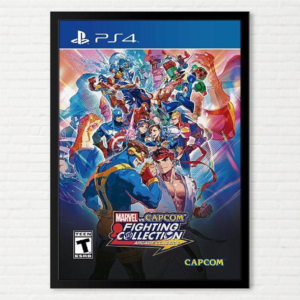 Quadro Marvel vs Capcom Fighting Collection - PlayStation 4