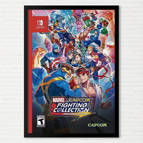 Quadro Marvel vs Capcom Fighting Collection - Nintendo Switch