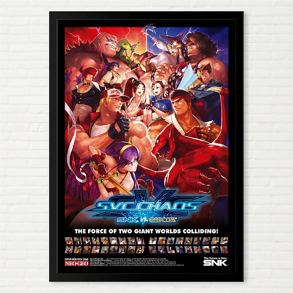 Quadro SVC Chaos - SNK vs Capcom Remaster MVS Americano